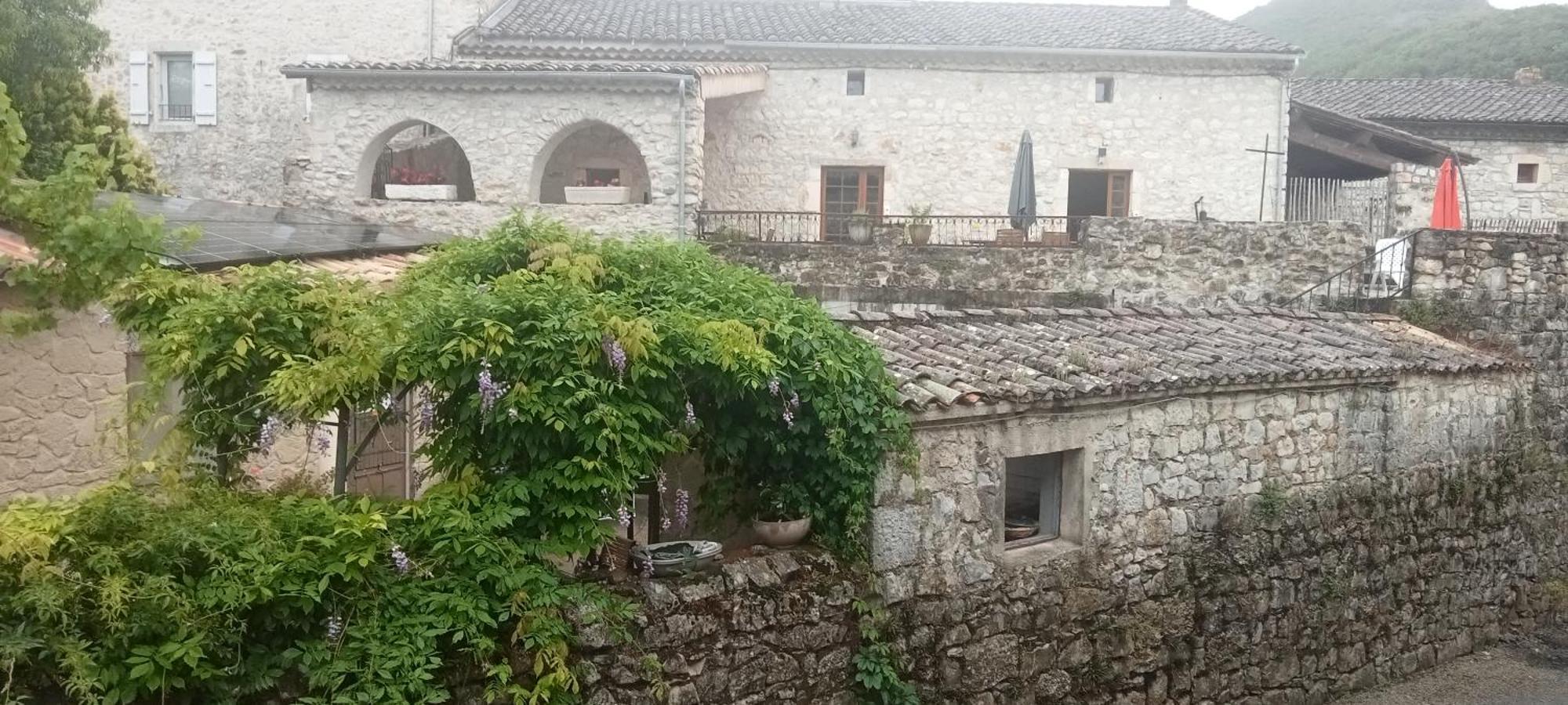 Bed and Breakfast La Dame Blanche Saint-Maurice-dʼIbie Exterior foto